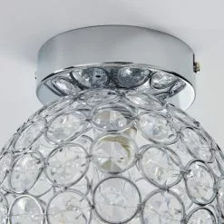 Dunelm Sphere 1 Light Pendant Flush Ceiling Fitting -DUNEL House Shop 1000158428 alt03