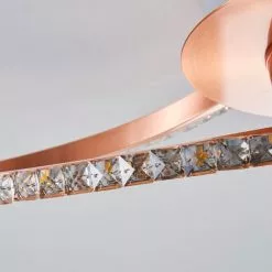 Dunelm Oria 3 Light Integrated LED Jewel Rose Gold Ceiling Fitting -DUNEL House Shop 1000158435 alt02