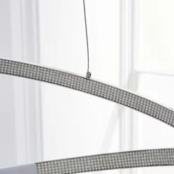 Dunelm Marcella 2 Light Integrated LED Hoops Chrome Ceiling Fitting -DUNEL House Shop 1000158437 alt02