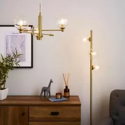 Elements Nour 3 Light Antique Brass Ceiling Fitting -DUNEL House Shop 1000158452 alt08