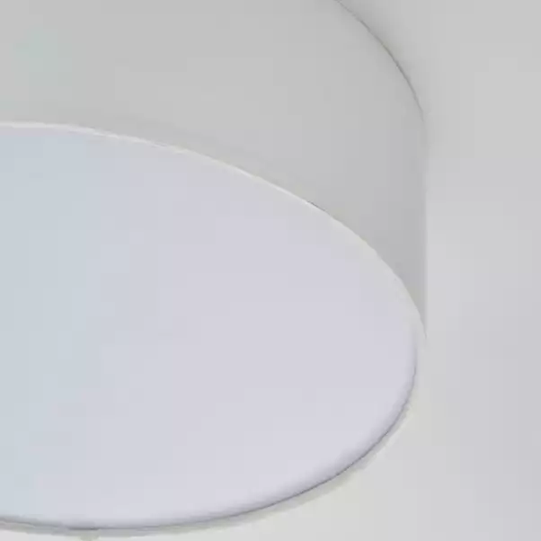 Dunelm Sara 38cm Ivory Shade Flush Ceiling Fitting 5 Dunelm Sara 38cm Ivory Shade Flush Ceiling Fitting - Image 3