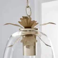 Dunelm Mase Bell 1 Light Pendant Glass Ceiling Fitting -DUNEL House Shop 1000158478 alt02