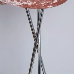 Dunelm Harley Crushed Velvet Blush Floor Lamp -DUNEL House Shop 1000158507 alt03