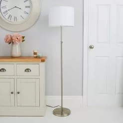 Dunelm Hemming Adjustable Height Steel Floor Lamp -DUNEL House Shop 1000158513 alt01