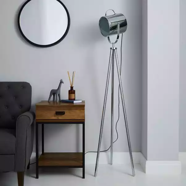 Dunelm Carlton Floor Lamp Chrome 4 Dunelm Carlton Floor Lamp Chrome - Image 2