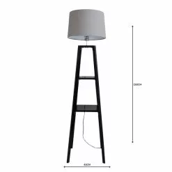 Dunelm Beaumont Wood Tripod Plant Black Floor Lamp 12 Dunelm Beaumont Wood Tripod Plant Black Floor Lamp -DUNEL House Shop 1000158530 alt04