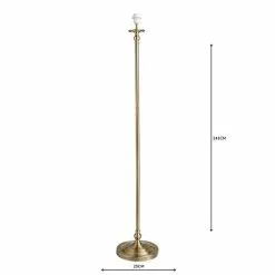 Dunelm Irene Touch Antique Brass Floor Lamp Base -DUNEL House Shop 1000158548 alt04