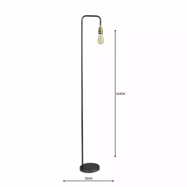 Dunelm Marsden Industrial Floor Lamp 7 Dunelm Marsden Industrial Floor Lamp - Image 5