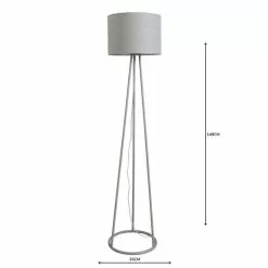 Elements Sara Grey Floor Lamp -DUNEL House Shop 1000158554 alt04