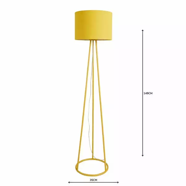 Elements Sara Ochre Floor Lamp 7 Elements Sara Ochre Floor Lamp - Image 5