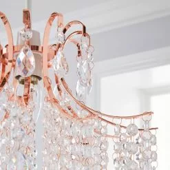 Dunelm Sheridan Jewel Copper Easy Fit Pendant -DUNEL House Shop 1000158678 alt02