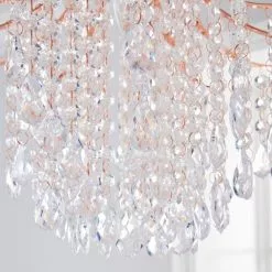 Dunelm Sheridan Jewel Copper Easy Fit Pendant -DUNEL House Shop 1000158678 alt03