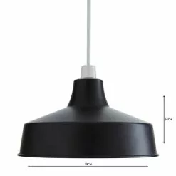 Dunelm Stern Black Easy Fit Pendant -DUNEL House Shop 1000158683 alt04