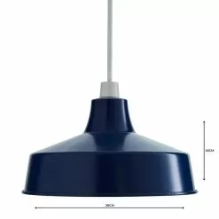 Dunelm Stern Navy Easy Fit Pendant -DUNEL House Shop 1000158684 alt04