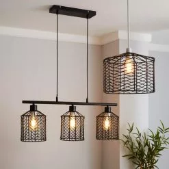 Dunelm Siena Black Easy Fit Pendant -DUNEL House Shop 1000158692 alt08