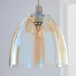 Dunelm Latisha Iridescent Easy Fit Pendant -DUNEL House Shop 1000158695 alt01