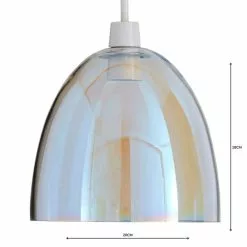 Dunelm Latisha Iridescent Easy Fit Pendant -DUNEL House Shop 1000158695 alt04