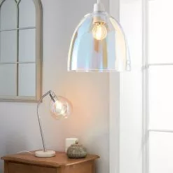 Dunelm Latisha Iridescent Easy Fit Pendant -DUNEL House Shop 1000158695 alt08