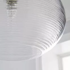 Dunelm Sabrina Glass Easy Fit Pendant -DUNEL House Shop 1000158731 alt02