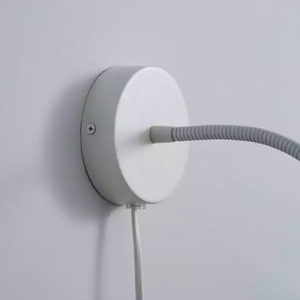 Dunelm Nola Adjustable Easy Fit Plug In Wall Light Ivory 6 Dunelm Nola Adjustable Easy Fit Plug In Wall Light Ivory - Image 4