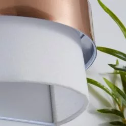 Dunelm Joey Ivory Shaded Copper Wall Light -DUNEL House Shop 1000158743 alt02