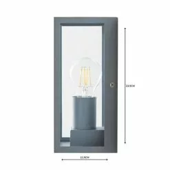 Dunelm London Grey Industrial Outdoor Wall Light -DUNEL House Shop 1000158747 alt04