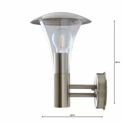 Dunelm Grax Steel Outdoor Wall Light -DUNEL House Shop 1000158749 alt04