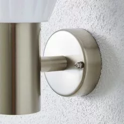 Dunelm Rover LED Frosted Shade Steel Outdoor Wall Light -DUNEL House Shop 1000158752 alt03