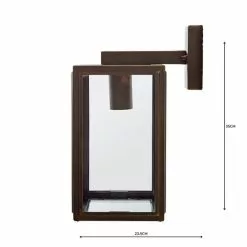 Dunelm London Bronze Industrial Outdoor Wall Light -DUNEL House Shop 1000158753 alt04