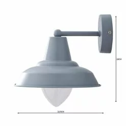 Dunelm Galley Matt Grey Outdoor Wall Light -DUNEL House Shop 1000158754 alt04