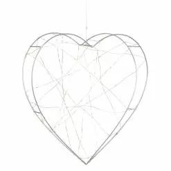 Dunelm Outdoor Light-Up Metal Heart Decoration -DUNEL House Shop 1000159501 alt02