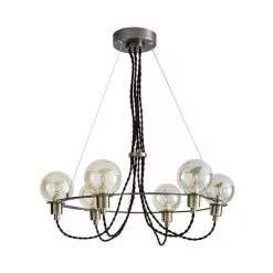 Dunelm Aurelia 6 Light Cluster Ceiling Fitting Grey -DUNEL House Shop 1000165066 alt04
