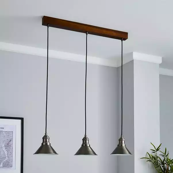 Dunelm Ellis 3 Light Mesh Ceiling Fitting Black 4 Dunelm Ellis 3 Light Mesh Ceiling Fitting Black - Image 2