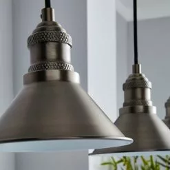 Dunelm Ellis 3 Light Mesh Ceiling Fitting Black 10 Dunelm Ellis 3 Light Mesh Ceiling Fitting Black -DUNEL House Shop 1000165069 alt02