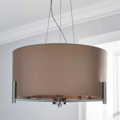 Dunelm Nora Shade Ceiling Fitting Blush -DUNEL House Shop 1000165070 alt01