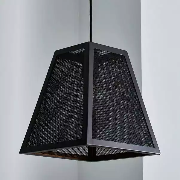 Dunelm Nala Pendant Ceiling Fitting Black 4 Dunelm Nala Pendant Ceiling Fitting Black - Image 2