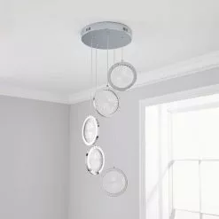 Dunelm Cora Cluster Disc 5 Light Ceiling Fitting 9 Dunelm Cora Cluster Disc 5 Light Ceiling Fitting -DUNEL House Shop 1000169126 alt01