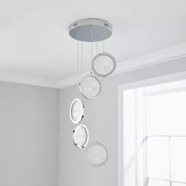 Dunelm Cora Cluster Disc 5 Light Ceiling Fitting 4 Dunelm Cora Cluster Disc 5 Light Ceiling Fitting - Image 2