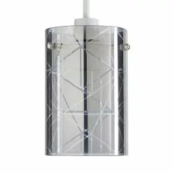Dunelm Grayson Smoked Glass Easy Fit Pendant -DUNEL House Shop 1000169160 alt04
