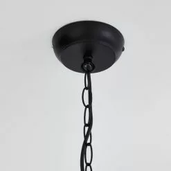 Dunelm Hurricane Matt Black 3 Light Pendant Ceiling Fitting -DUNEL House Shop 1000169166 alt03