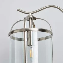 Dunelm Hurricane Satin Nickel Floor Lamp -DUNEL House Shop 1000169168 alt02