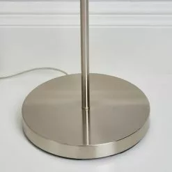 Dunelm Hurricane Satin Nickel Floor Lamp -DUNEL House Shop 1000169168 alt03