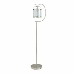 Dunelm Hurricane Satin Nickel Floor Lamp -DUNEL House Shop 1000169168 alt04