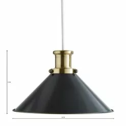 Dunelm Logan Grey Easy Fit Pendant -DUNEL House Shop 1000169186 alt07