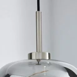 Dunelm Palazzo Smoked Glass Pendant Ceiling Fitting -DUNEL House Shop 1000169214 alt02