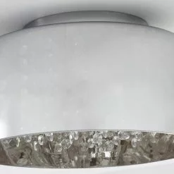 Dunelm Seychelles Smoked Flush Ceiling Fitting -DUNEL House Shop 1000169235 alt03
