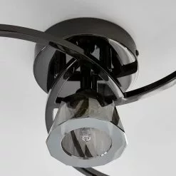 Dunelm Vanessa Smoked 4 Light Flush Ceiling Fitting -DUNEL House Shop 1000169256 alt03