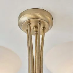 Vogue Lighting Vogue Cagney 5 Light Semi Flush Ceiling Fitting Brass -DUNEL House Shop 1000169430 alt02