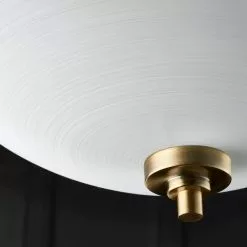 Vogue Lighting Vogue Welles 3 Light Flush Ceiling Fitting Brass -DUNEL House Shop 1000169432 alt03
