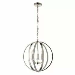 Vogue Lighting Vogue Ritz 3 Light Ceiling Fitting Chrome 10 Vogue Lighting Vogue Ritz 3 Light Ceiling Fitting Chrome -DUNEL House Shop 1000169436 alt01